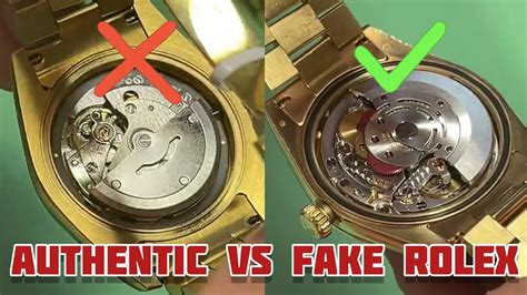 rolex fake movement|how to tell if rolex is real.